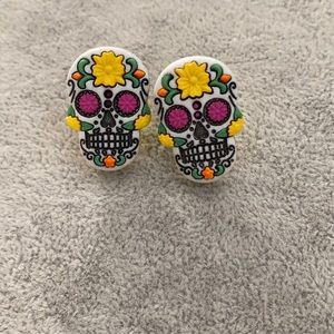 Sugar skull earrings